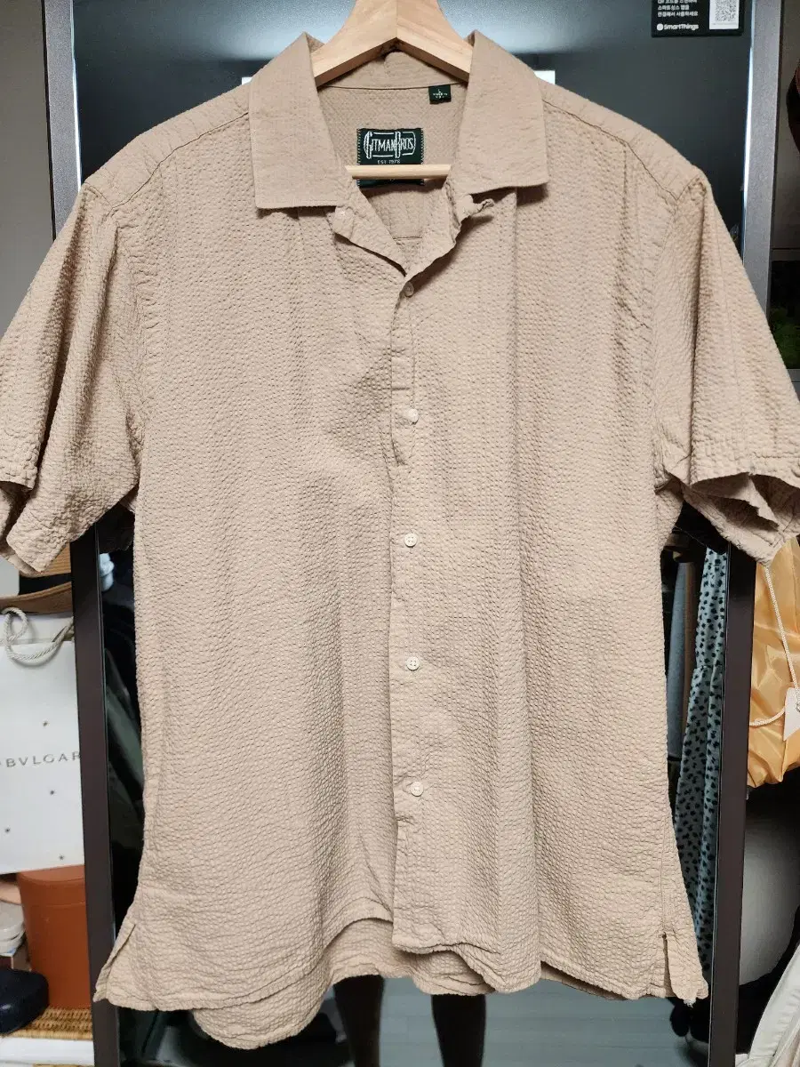 ZimmermanVintage Seersucker Short-Sleeve Shirt