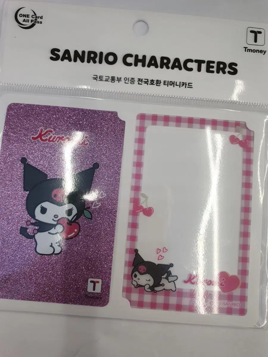 Sanrio Kuromi Timoney Transportation Card