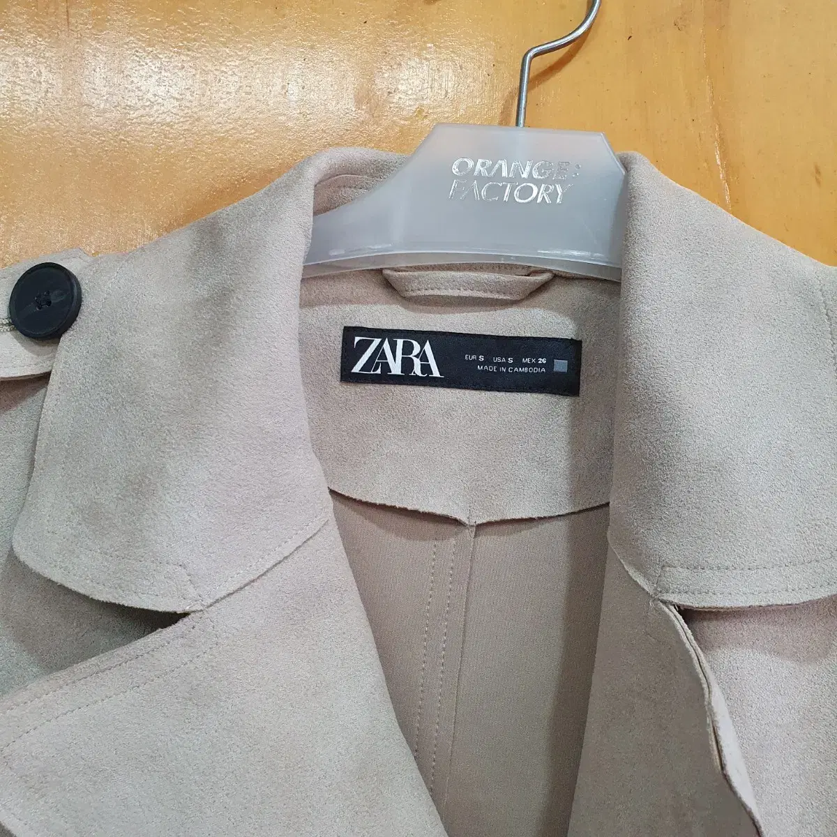 719)자라 ZARA 스웨이드 세무 베스트 조끼자켓