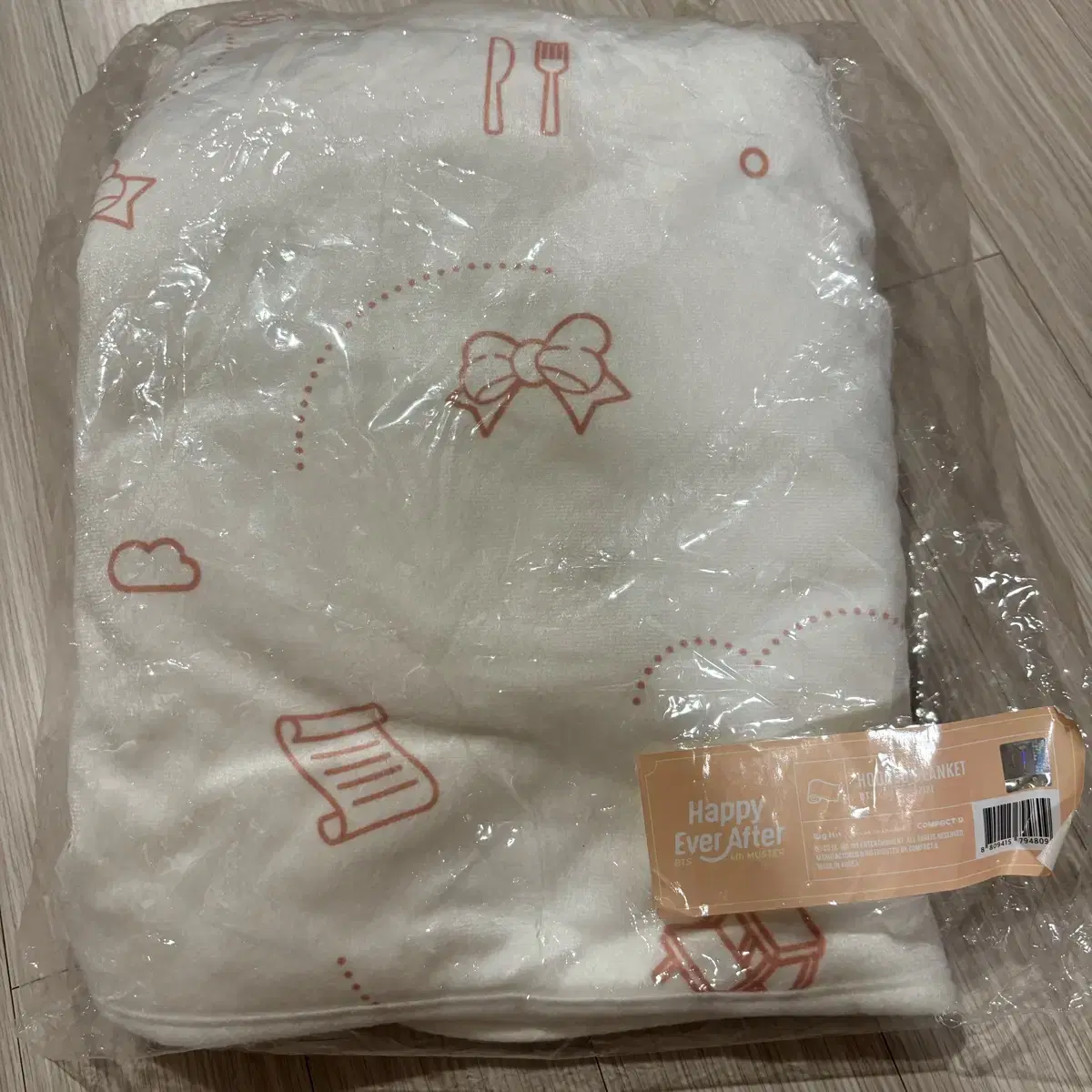 방탄 4기 머스터 후드 담요 블랭킷 Hooded blanket