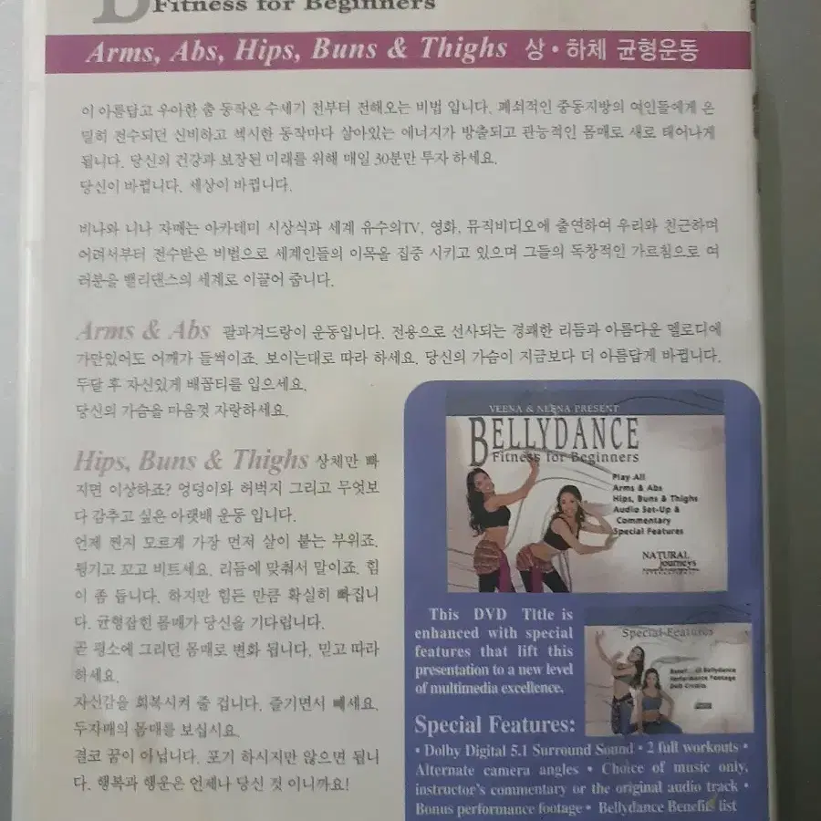 초보자용 밸리댄스 dvd