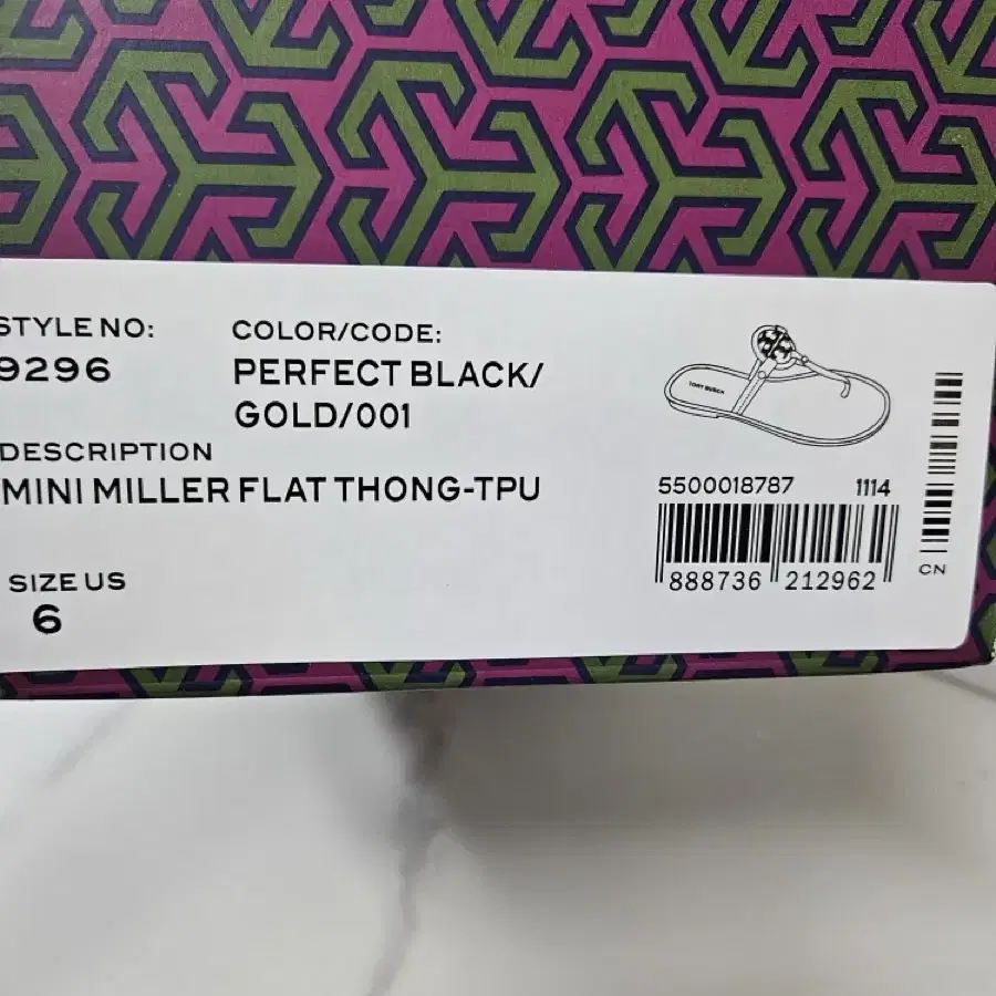 토리버치 슬리퍼 MINI MILLER FLAT THONG-TPU 9296