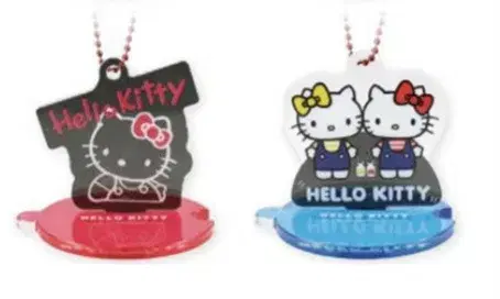 NEW:)Sanrio Kitty 50th Anniversary Secret Random acrylic stand Ball Chain Keyring