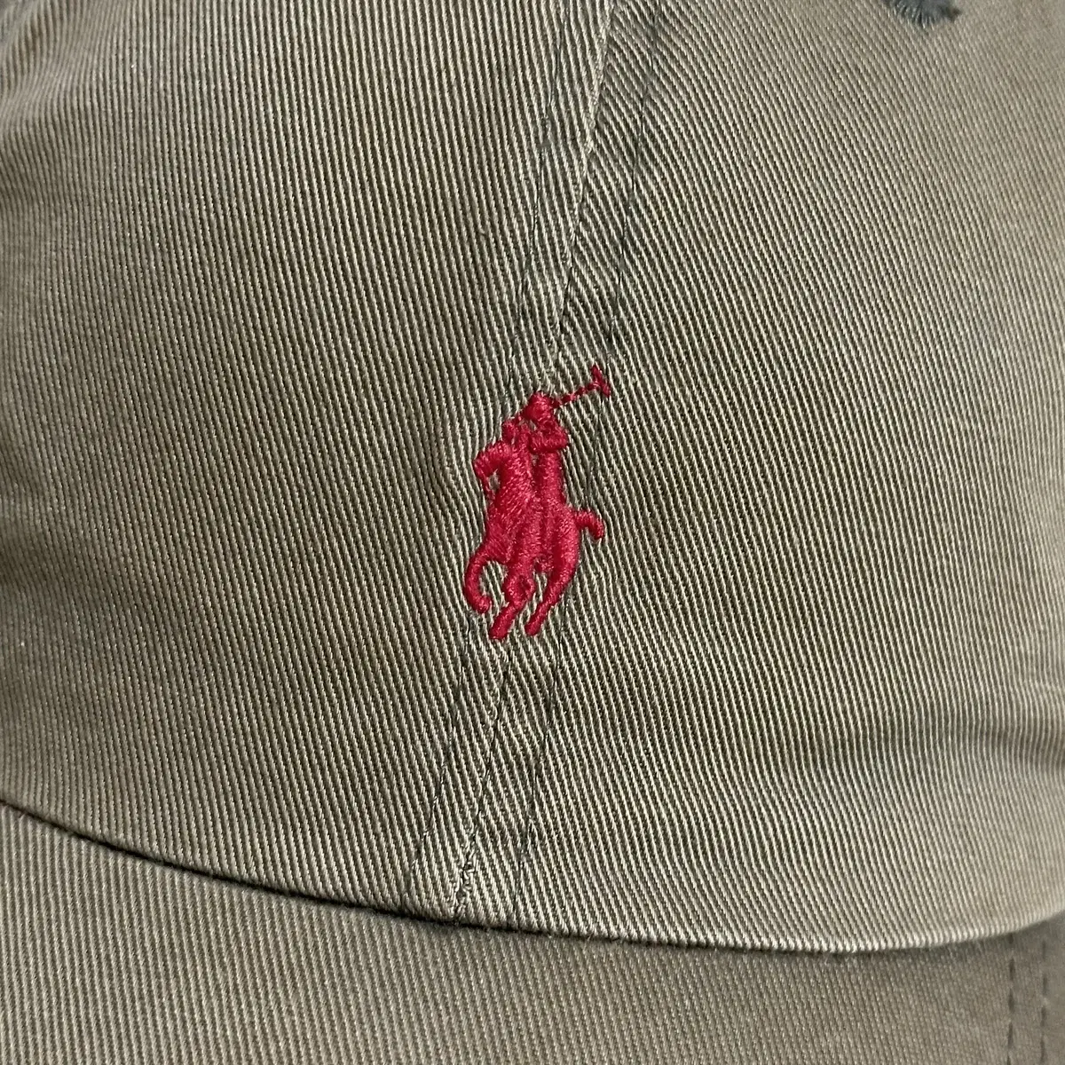 Polo Ralph Lauren 폴로랄프로렌 가죽스트랩 볼캡 올리브 색상