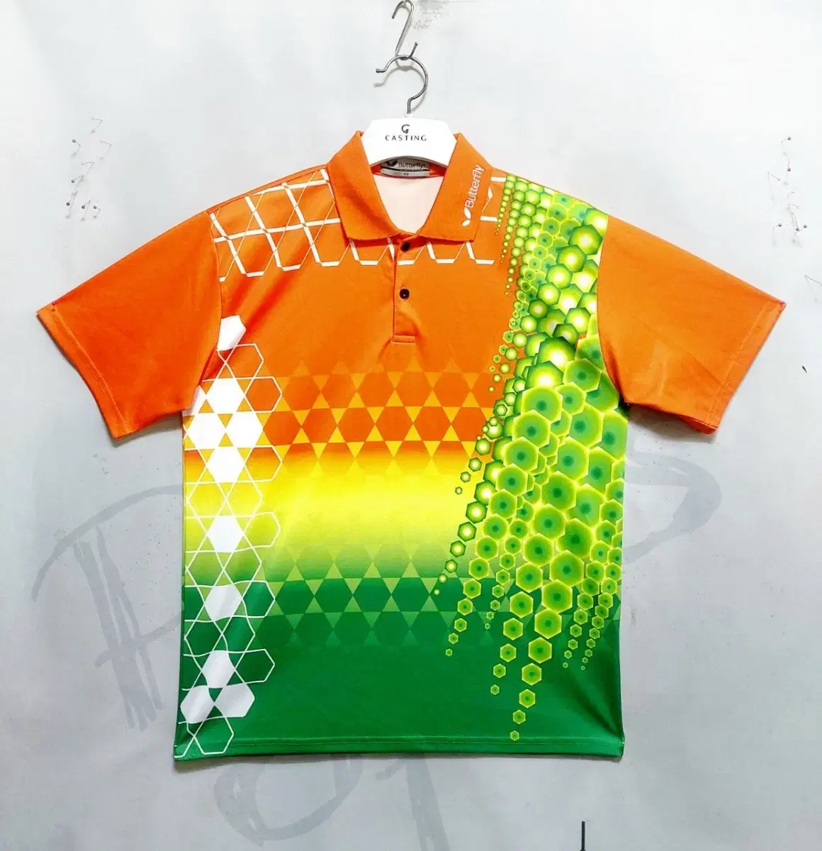 Butterfly Short Sleeve 100/Table Tennis Uniform/