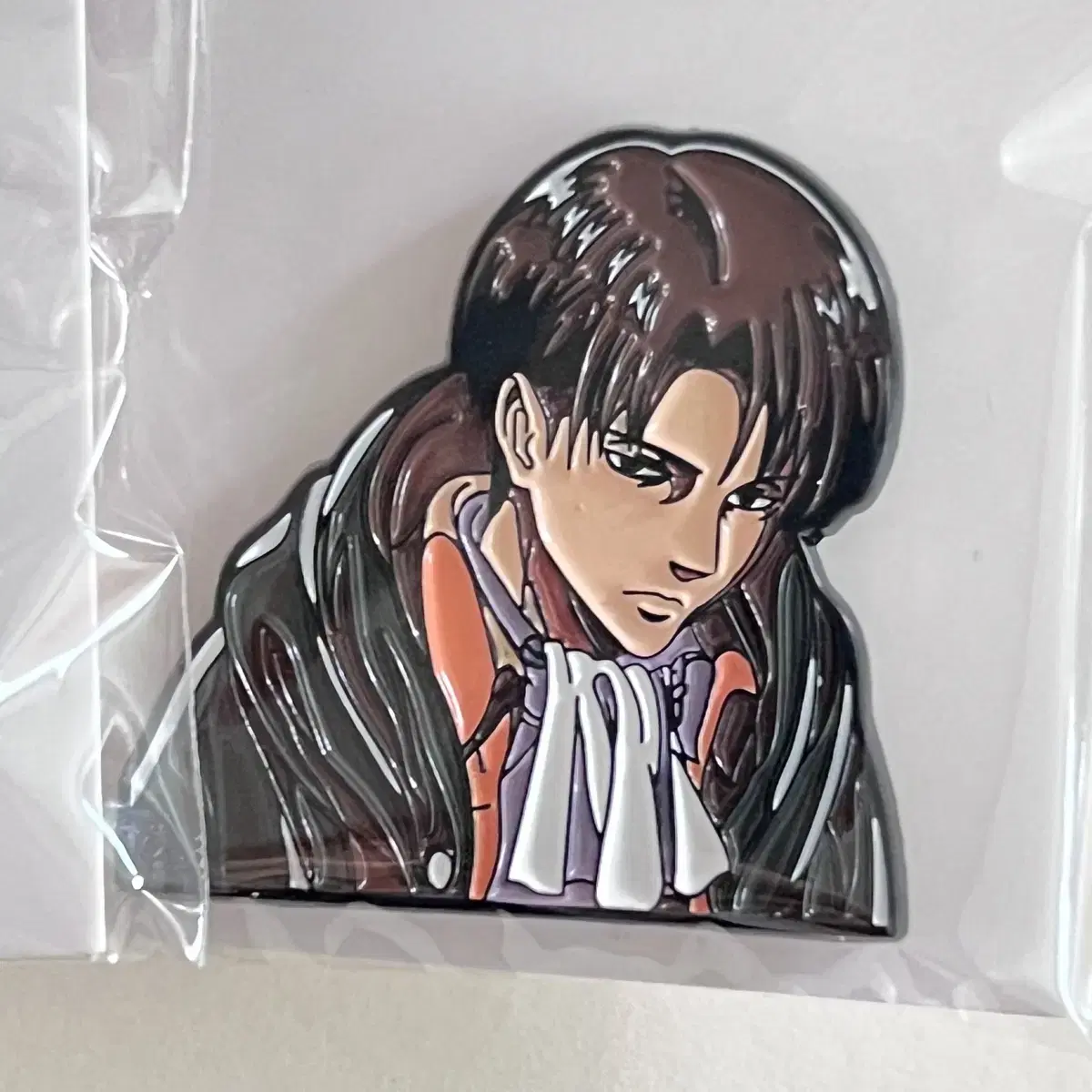 Sergeant Levi the Giant of Jin Metal Pin Badge