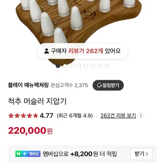 척추 머슬러 지압기