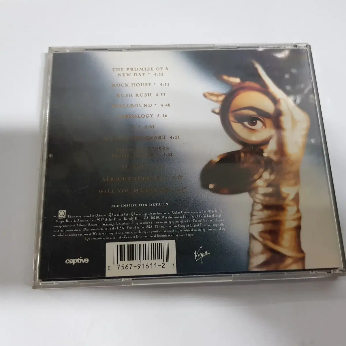 폴라압둘 Paula Abdul Spellbound  CD