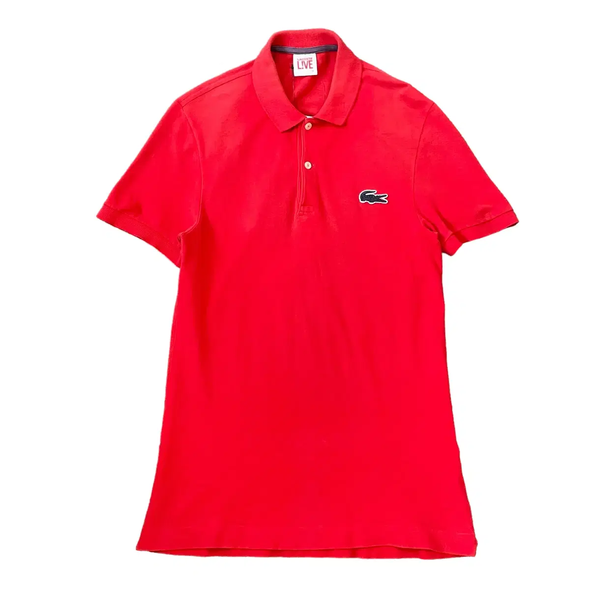 Lacoste Red Logo Patch PK kara Vahn T-Shirt 95