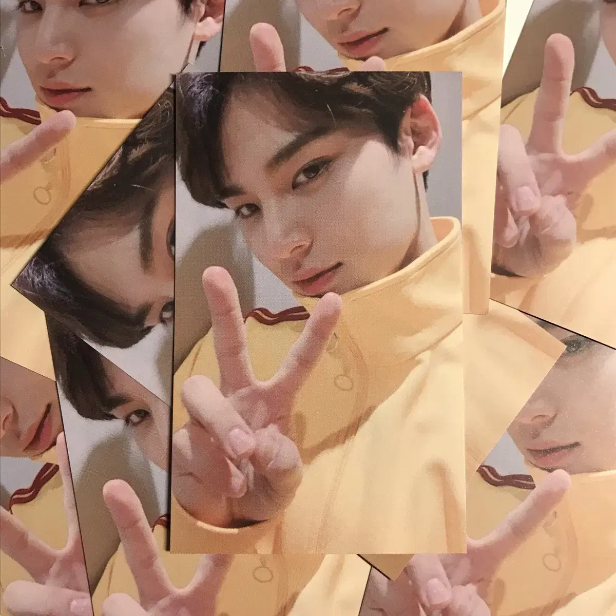 Seventeen Yellowjersey mingyu unofficial goods photocard WTS