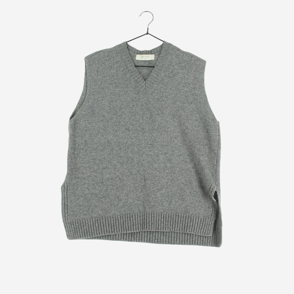 [F]Six Girls Gray Knit Vest(SW1492)