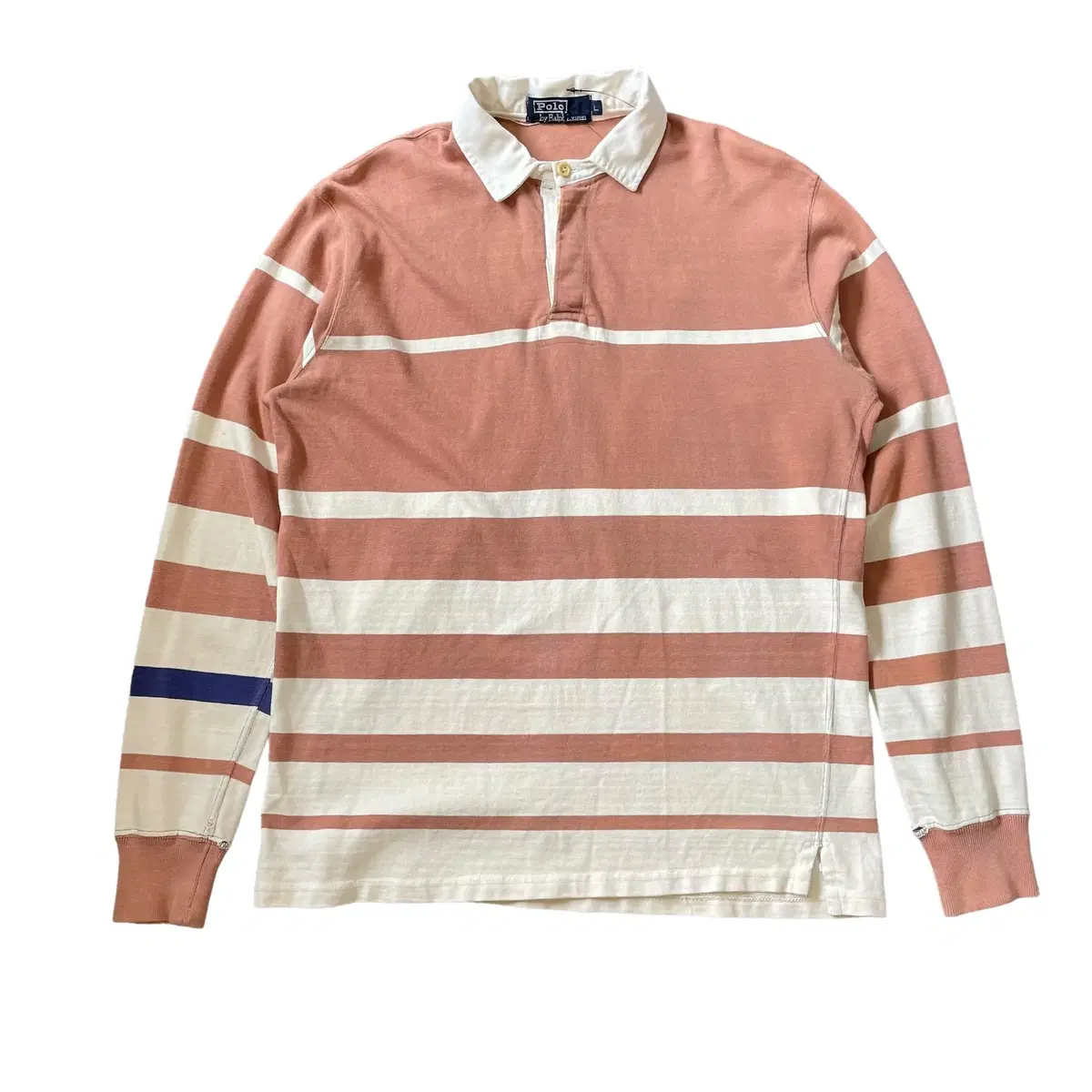 Polo Ralph Lauren Striped Rugby Long Sleeve T-Shirt L