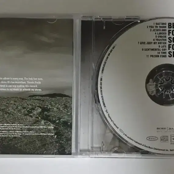 벤 폴즈 Song For Silverman 앨범 시디 CD