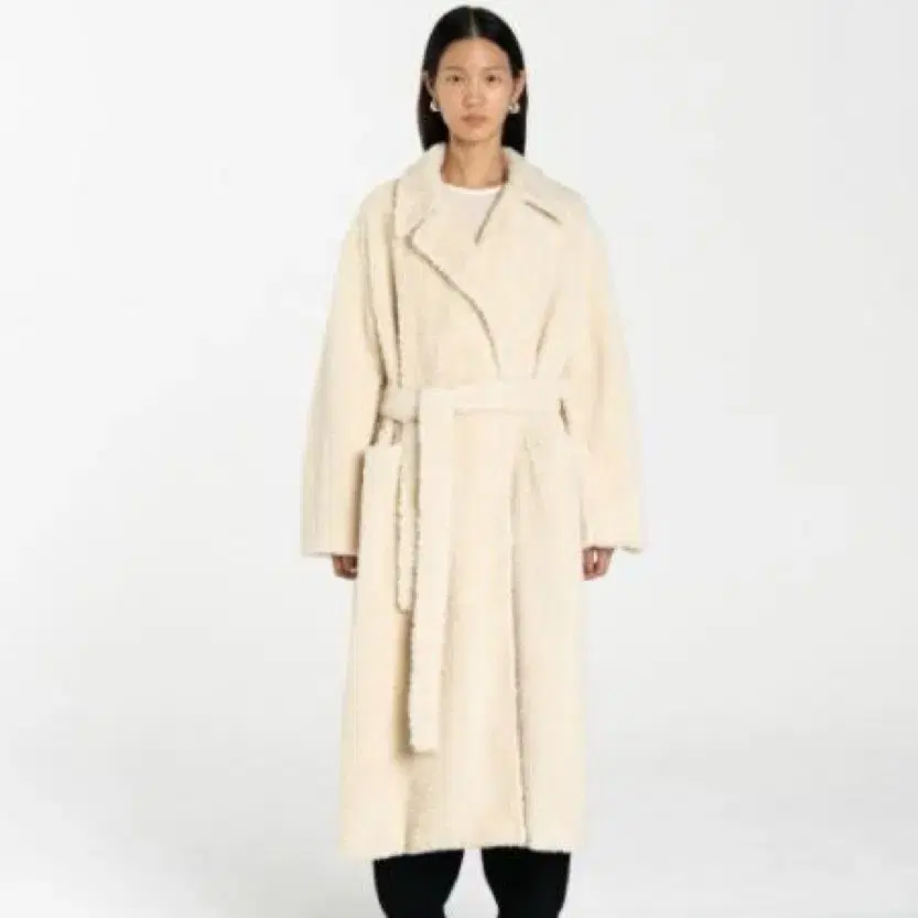 AMOMENTO CURLY LONG COAT あモーメント　カーリー コート AMOMENTO | 아모멘토 Ammento Wool Reglan Long Coat Curly Coat
