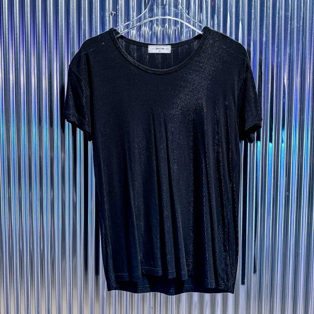 (new) ribbed muscle fit u neck vahn short sleeve tee (domestic M) CC18