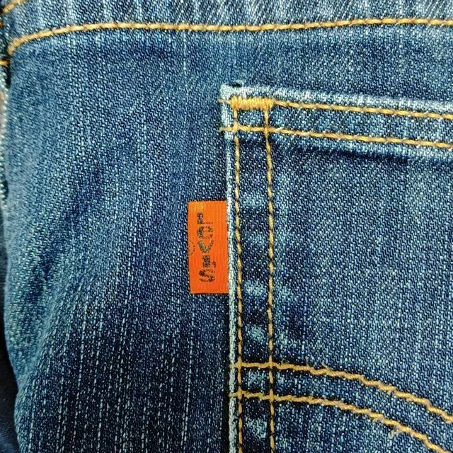 LEVIS 리바이스OT206 스판 찐청워싱데님