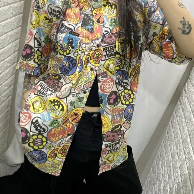 Hysteric Glamour pattern shirt