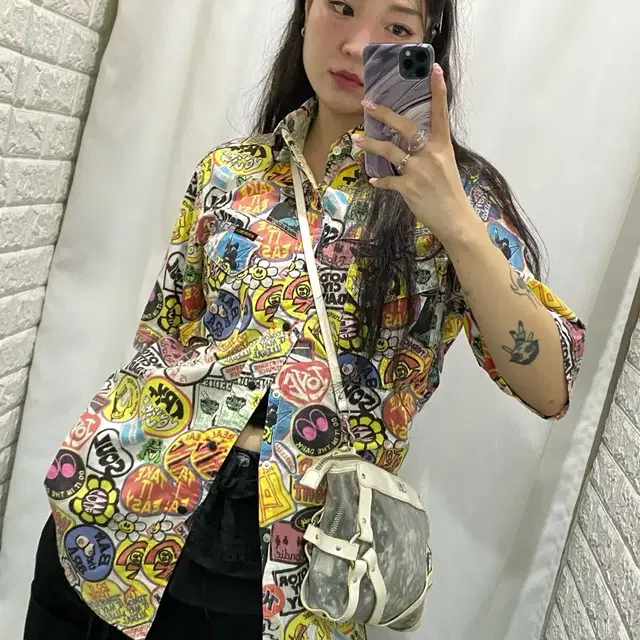 Hysteric Glamour pattern shirt