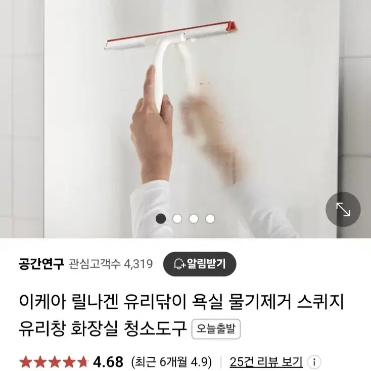 (새상품) 이케아 릴나겐 스퀴지