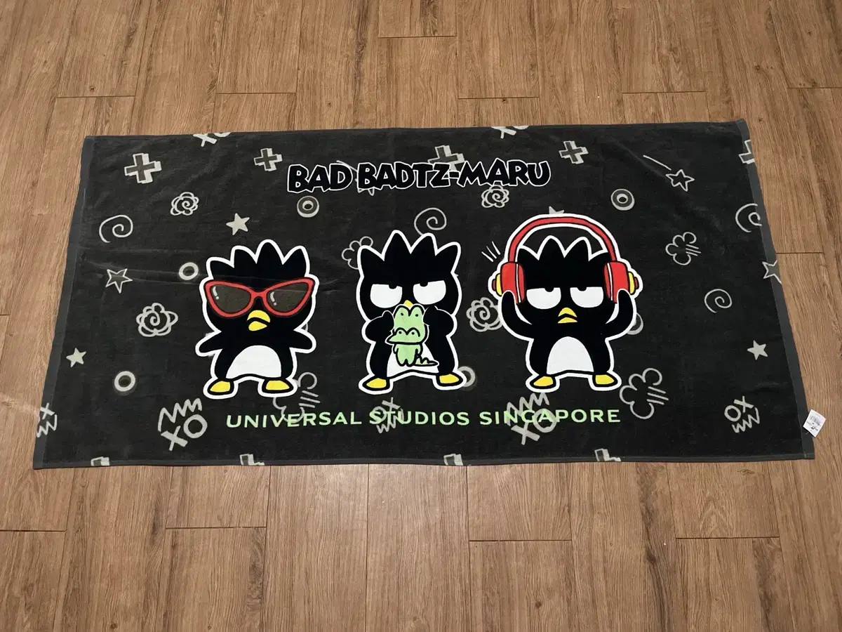 Universal Studios Singapore Bad Batsu Maru Sanrio Towel WTS