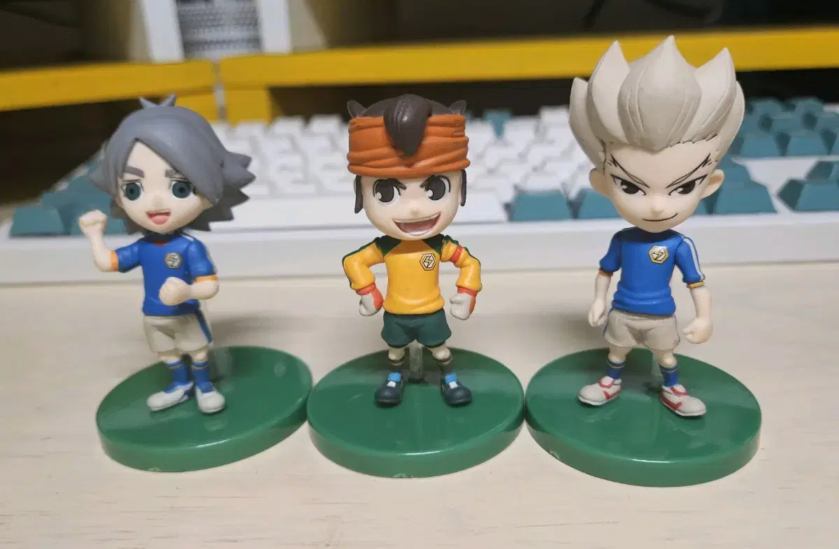 Inazuma Eleven Goenji Shuya, Endo Mamoru, Fubuki Shiro Figures