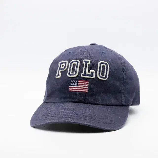 [RARE] VINTAGE POLO NAVY HAT [USA MADE]