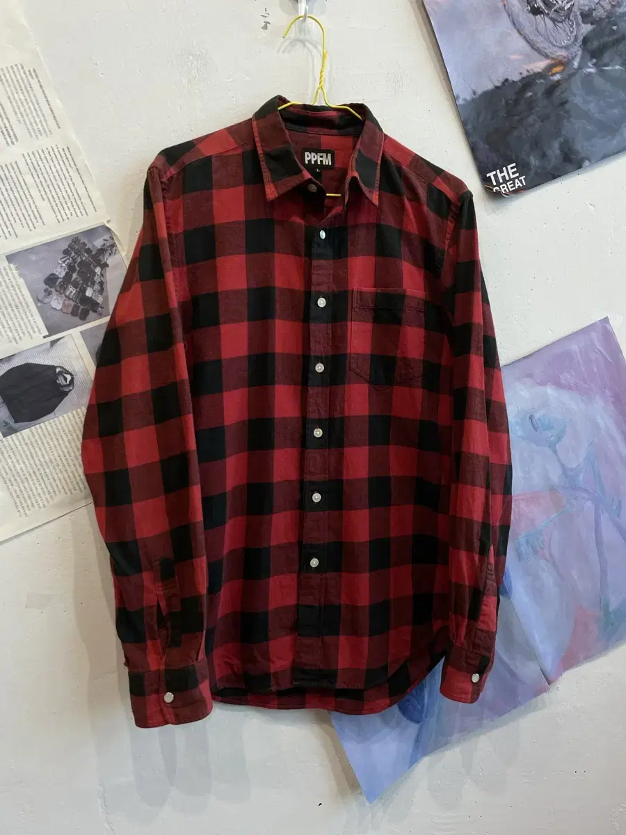 JapanVintage ppfm buffalo check shirt L