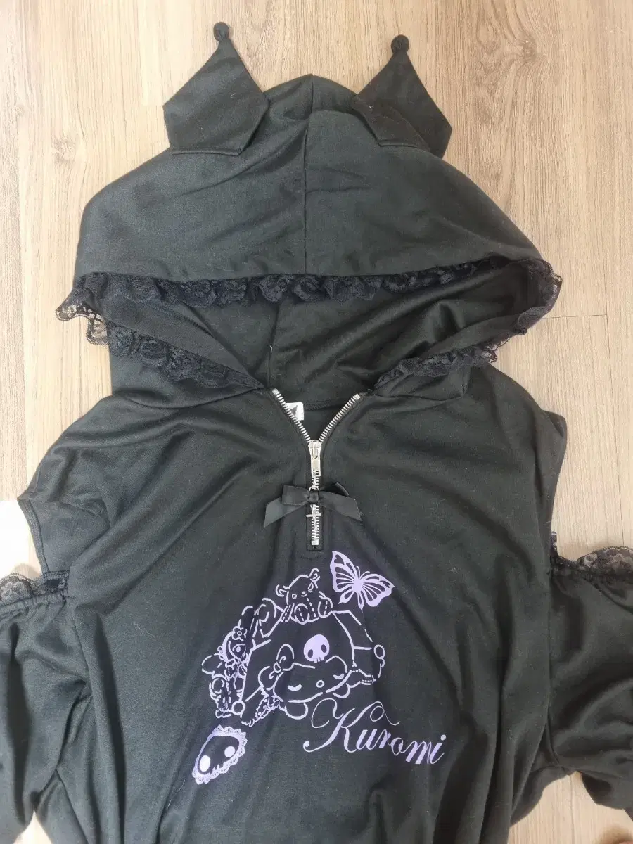 kuromi hooded one piece