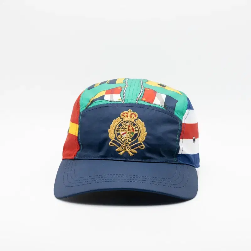 [RARE] POLO CREST MULTI PATTERN HAT