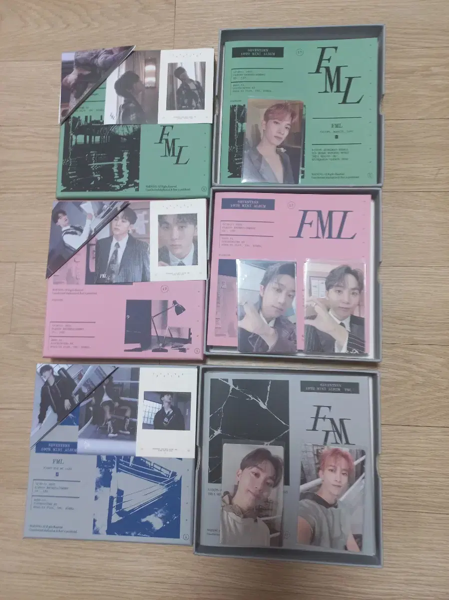 Seventeen FML album full set cheap.wts.wts!