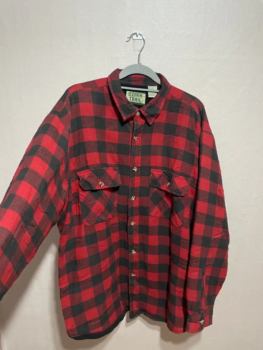 Red Flannel Check Shirt XL sells