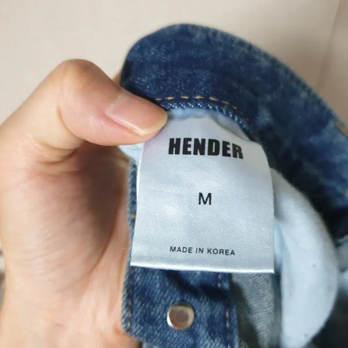 M)HENDER 여성 청바지