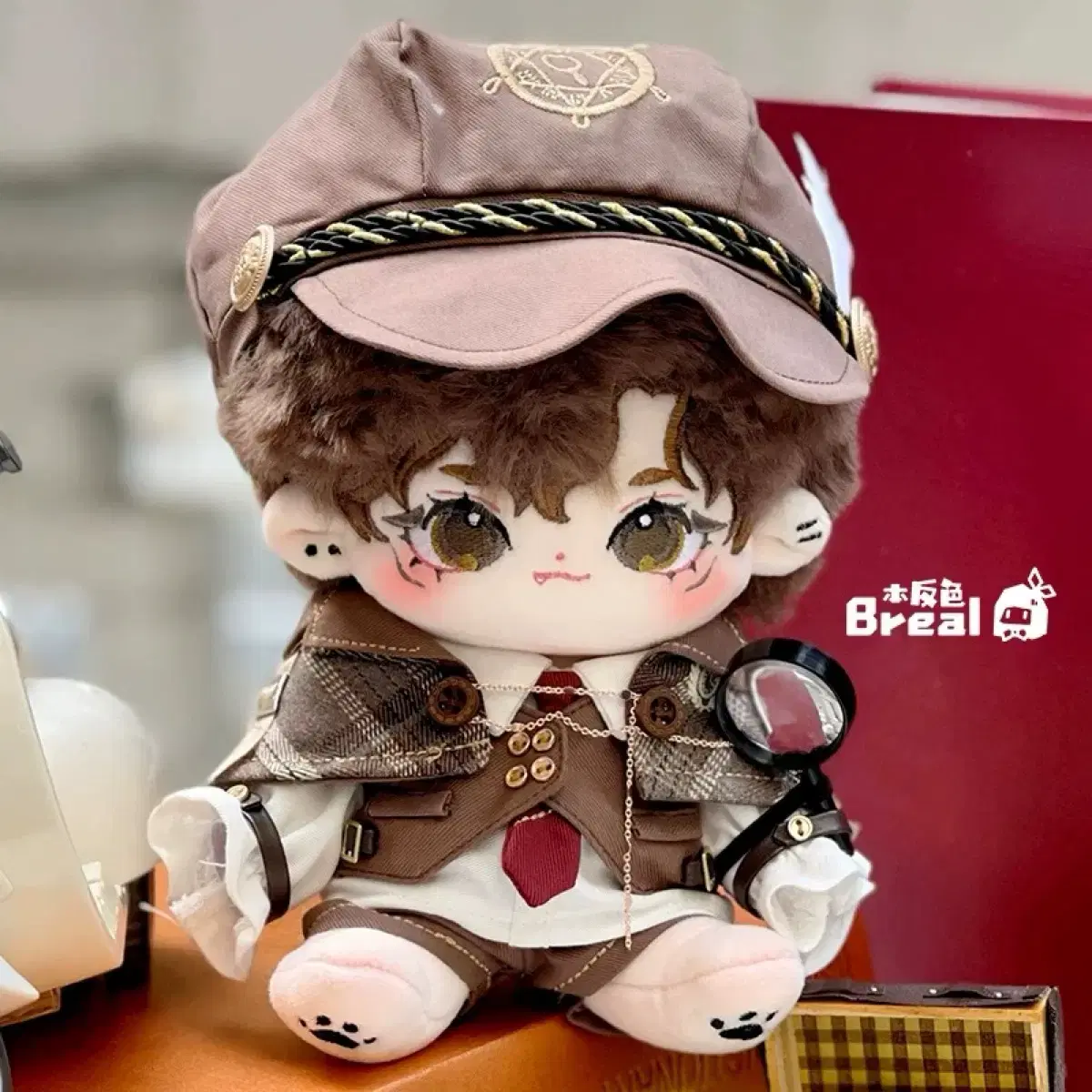 20cm plush doll clothes doll clothes detective clothes detective plush doll shamanic plush doll