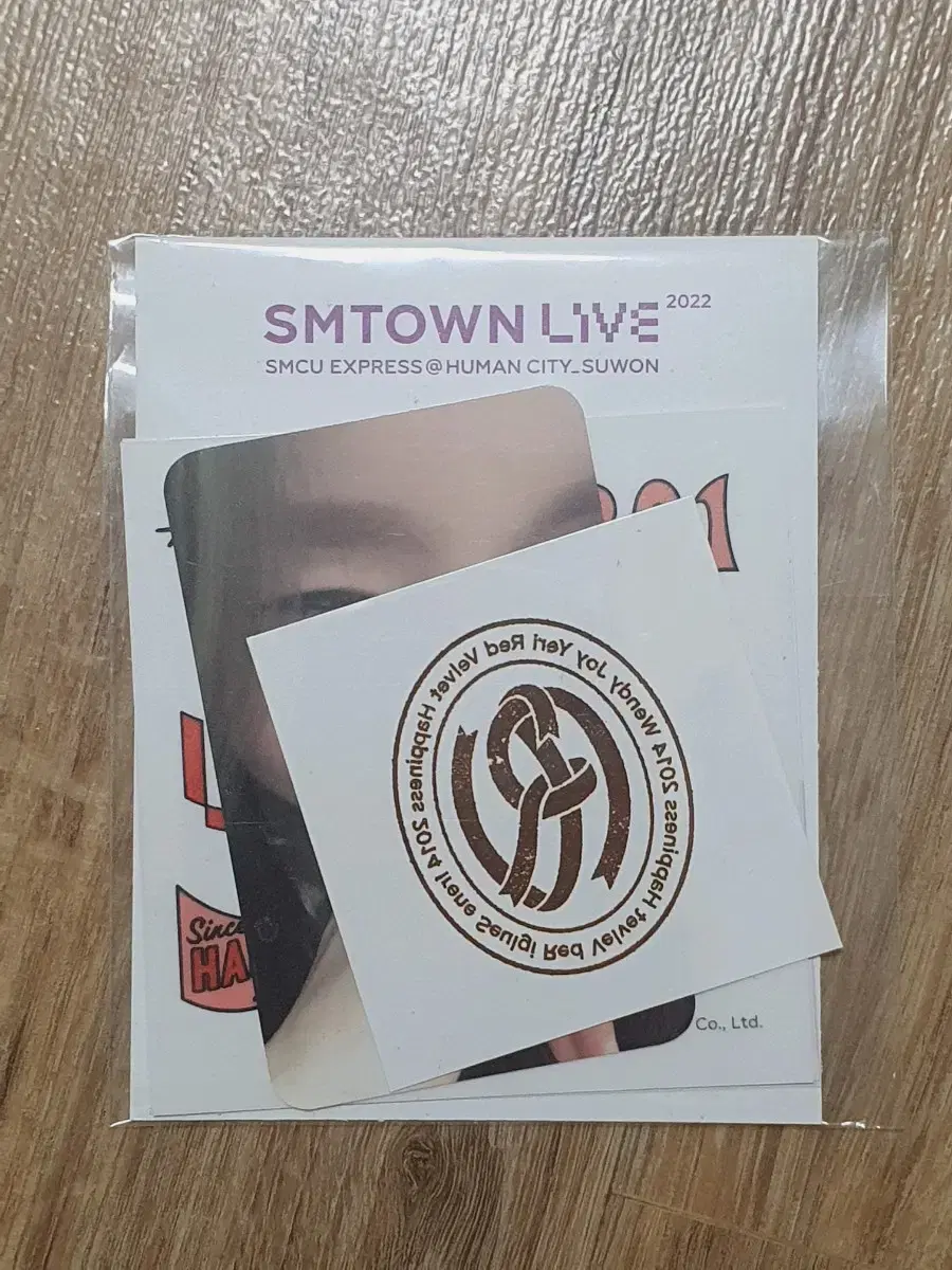 Red Velvet irene SMCU Suwon Shumkorn Tattoo sticker + Photocard