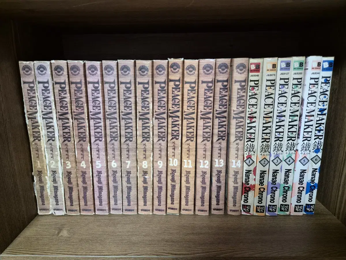 Complete manga Peacemaker volumes 1-14 + Kurogane volumes 1-6