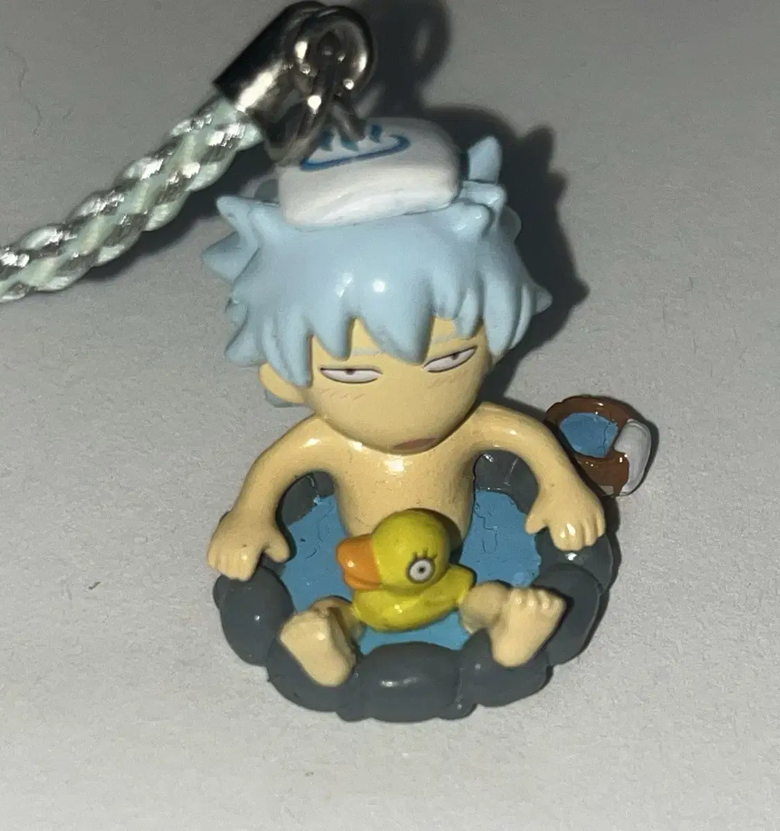 Gintama Sakata Kintoki Onsen Area Limited Figure Strap Keyring