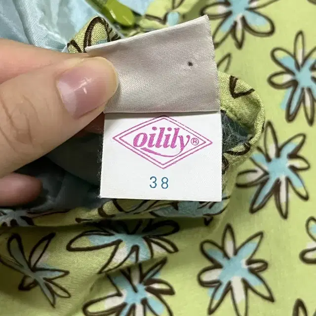 oilily 오일릴리 빈티지 플라워 미디 스커트