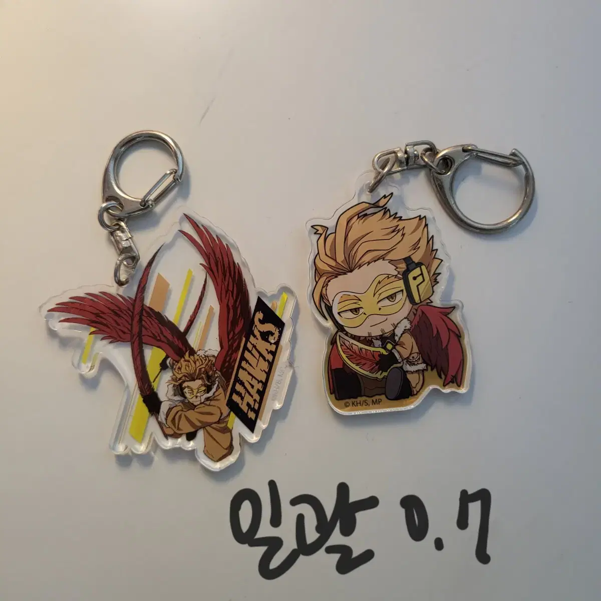 I sell a lot of Hiroaka Hawks merchandise including figures acrylic keyrings