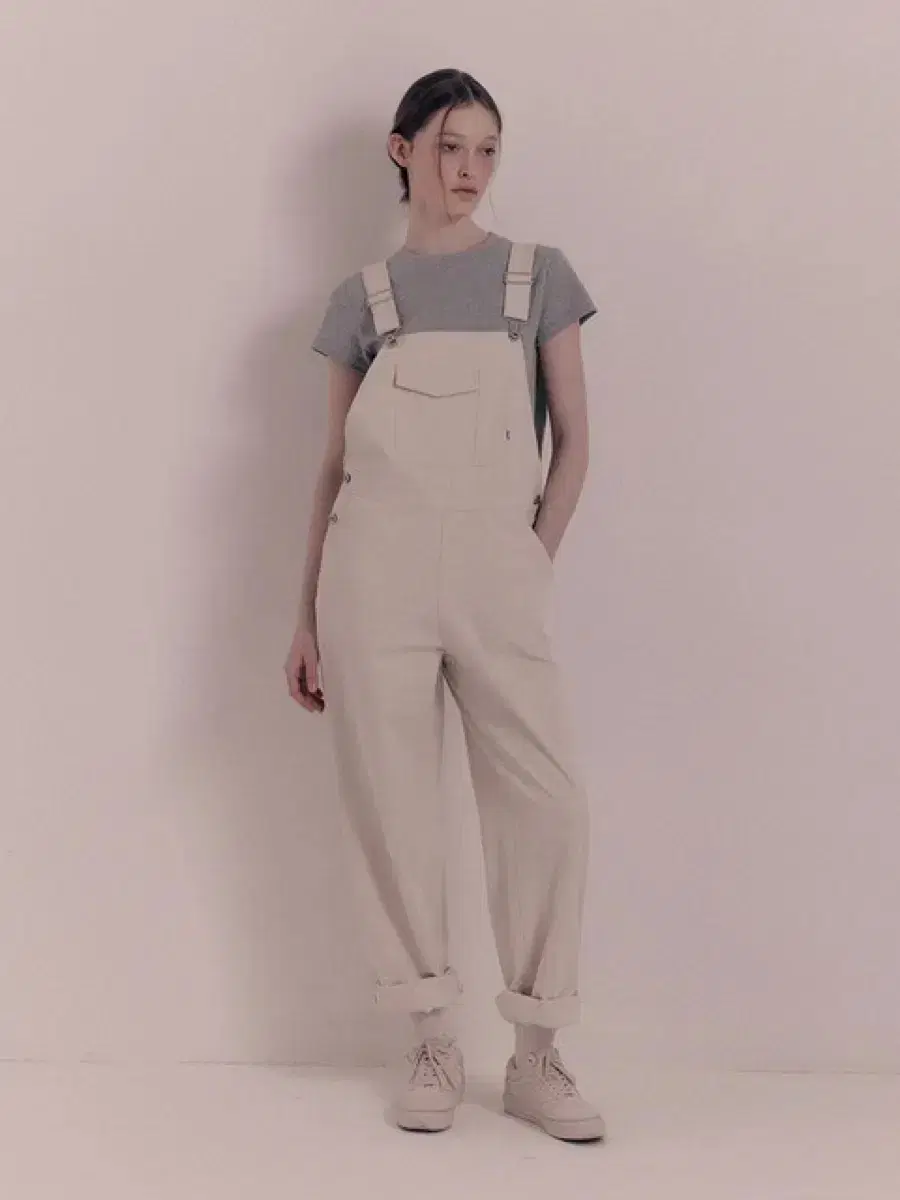 낫띵리튼 Toffe cotton overall (cream M)