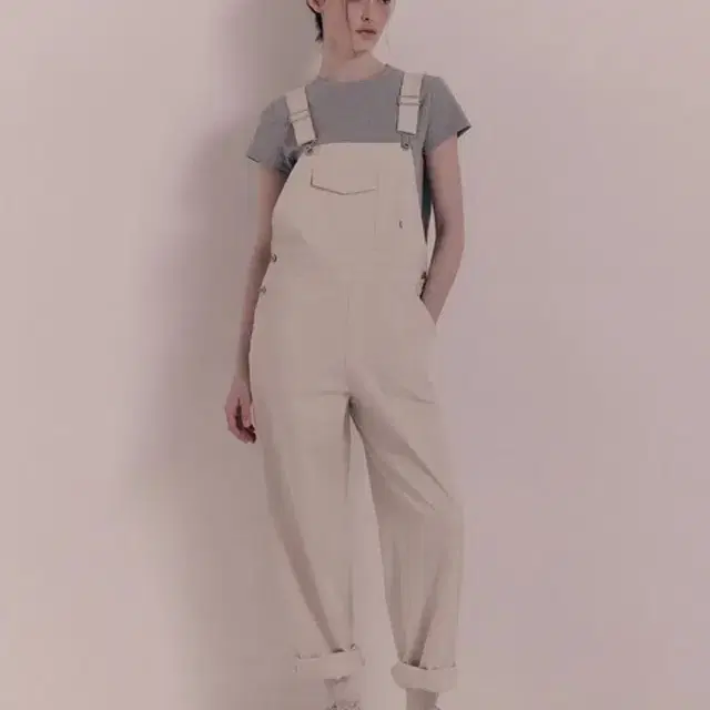 낫띵리튼 Toffe cotton overall (cream M)