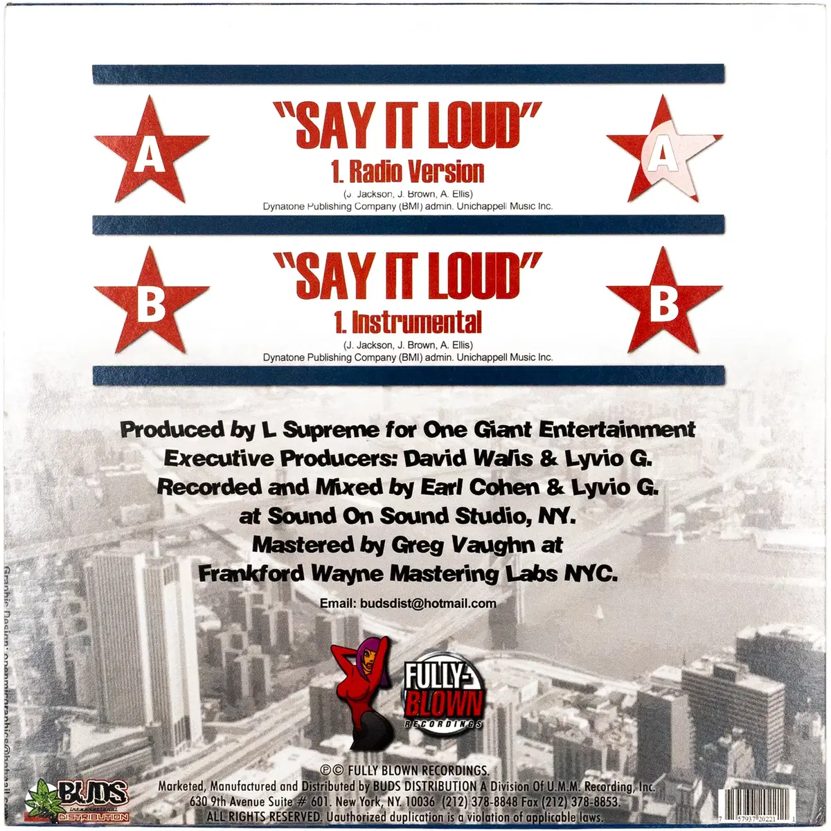 Big Scoob - Say It Loud LP