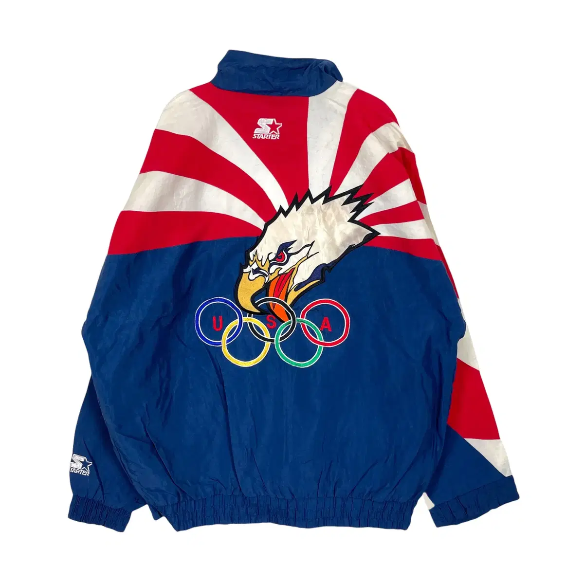 90s Starter USA Five-Wheeler Windbreaker Jacket