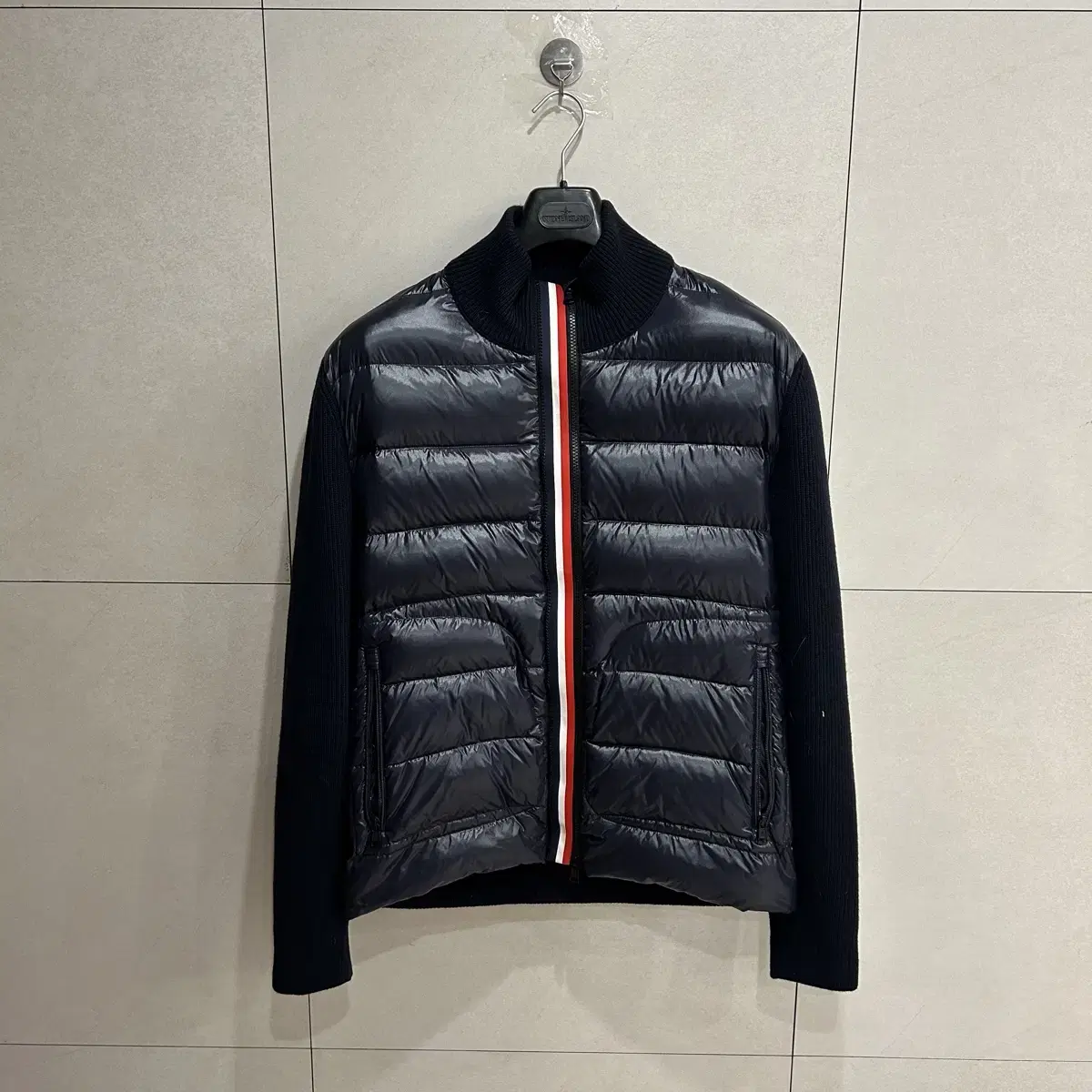 [ XXL size ] Moncler Three-layer lined knitted padding