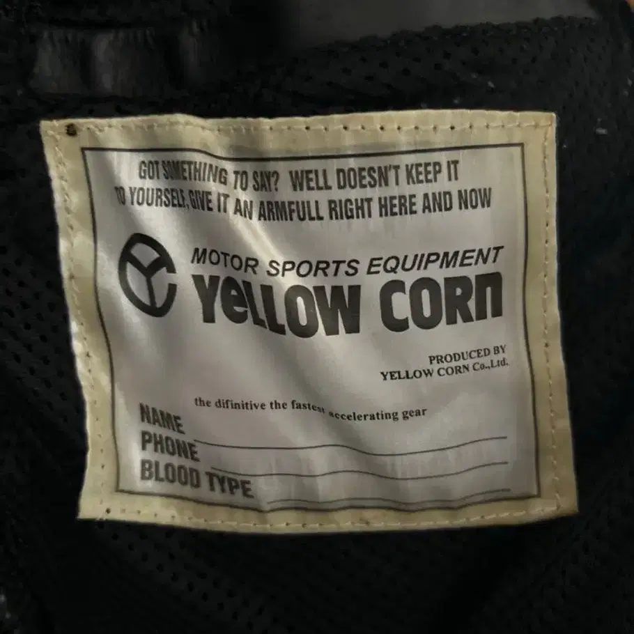 Yellow Corn 모토 레더  집업 반팔 자켓