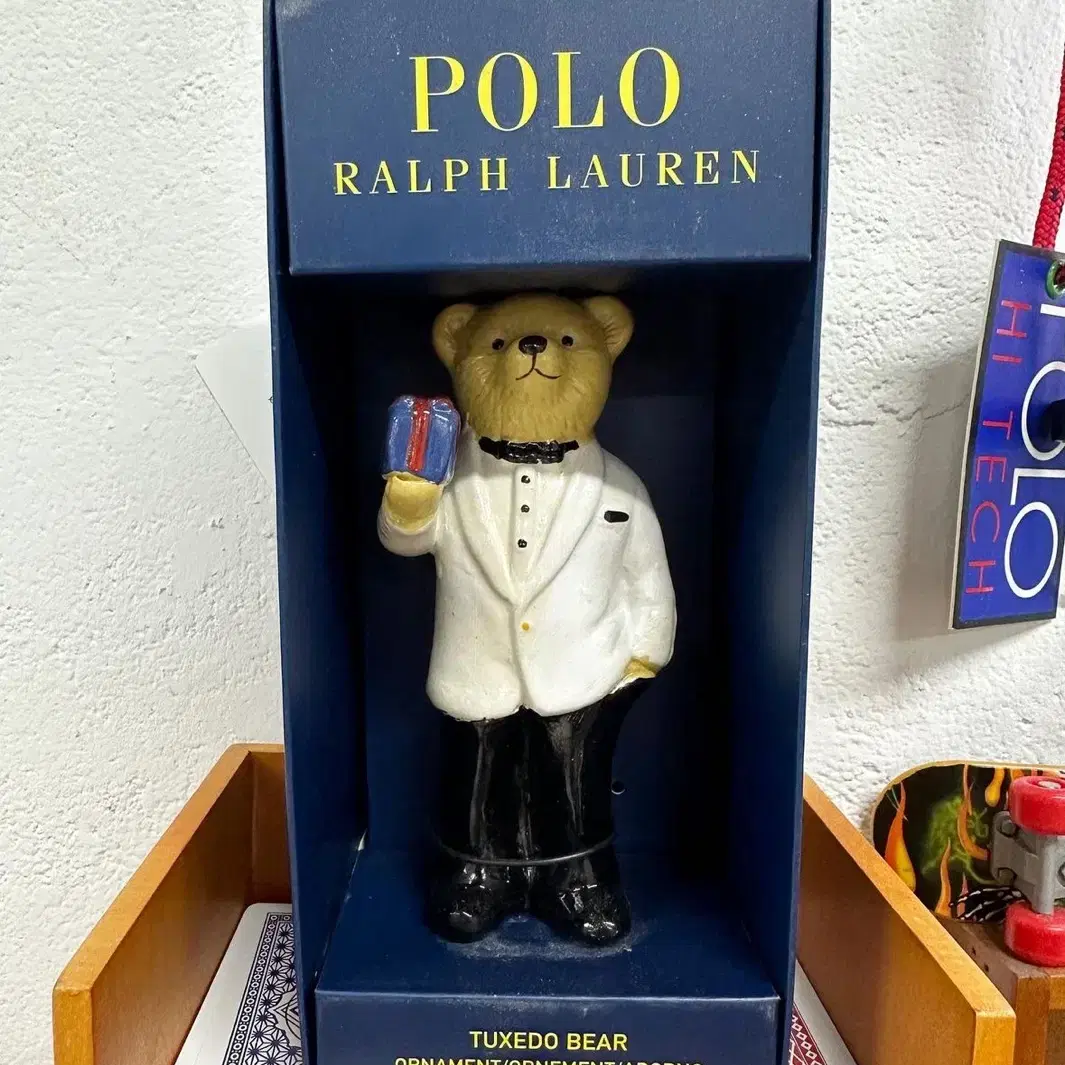 polo ralph lauren tuxedo bear ornament