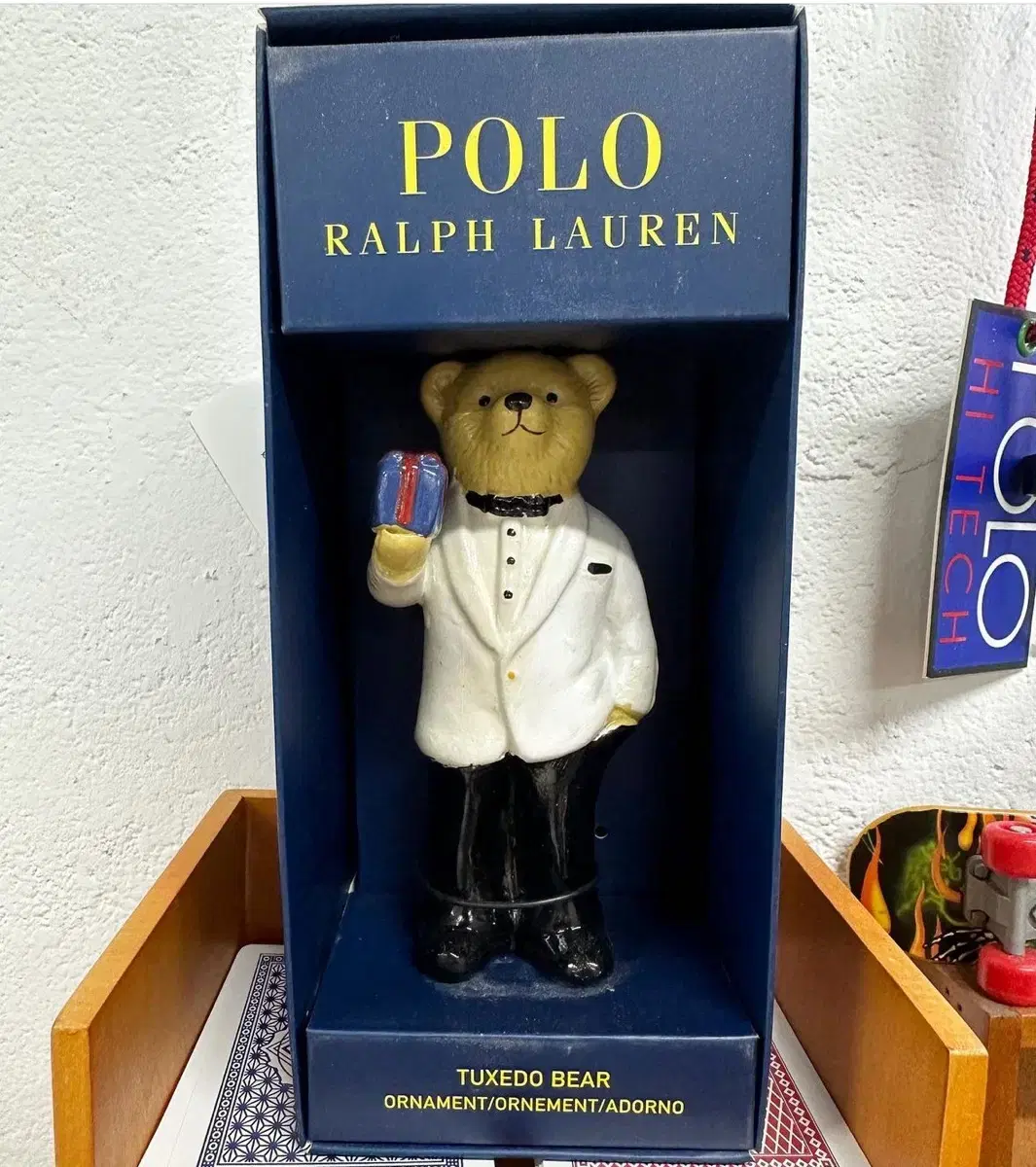 polo ralph lauren tuxedo bear ornament