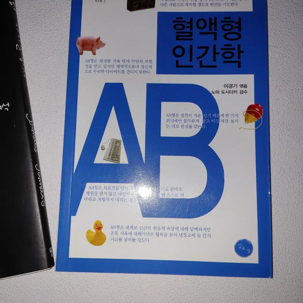 A형 자기설명서, 혈액형 인간학 AB형 인간관계 자기계발 심리학 도서