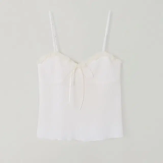 타낫 뷔스티에 Frill tie bustier (ivory)