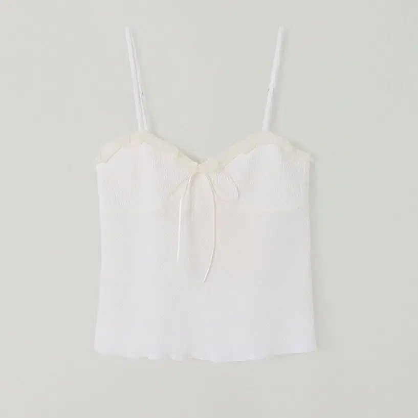 타낫 뷔스티에 Frill tie bustier (ivory)