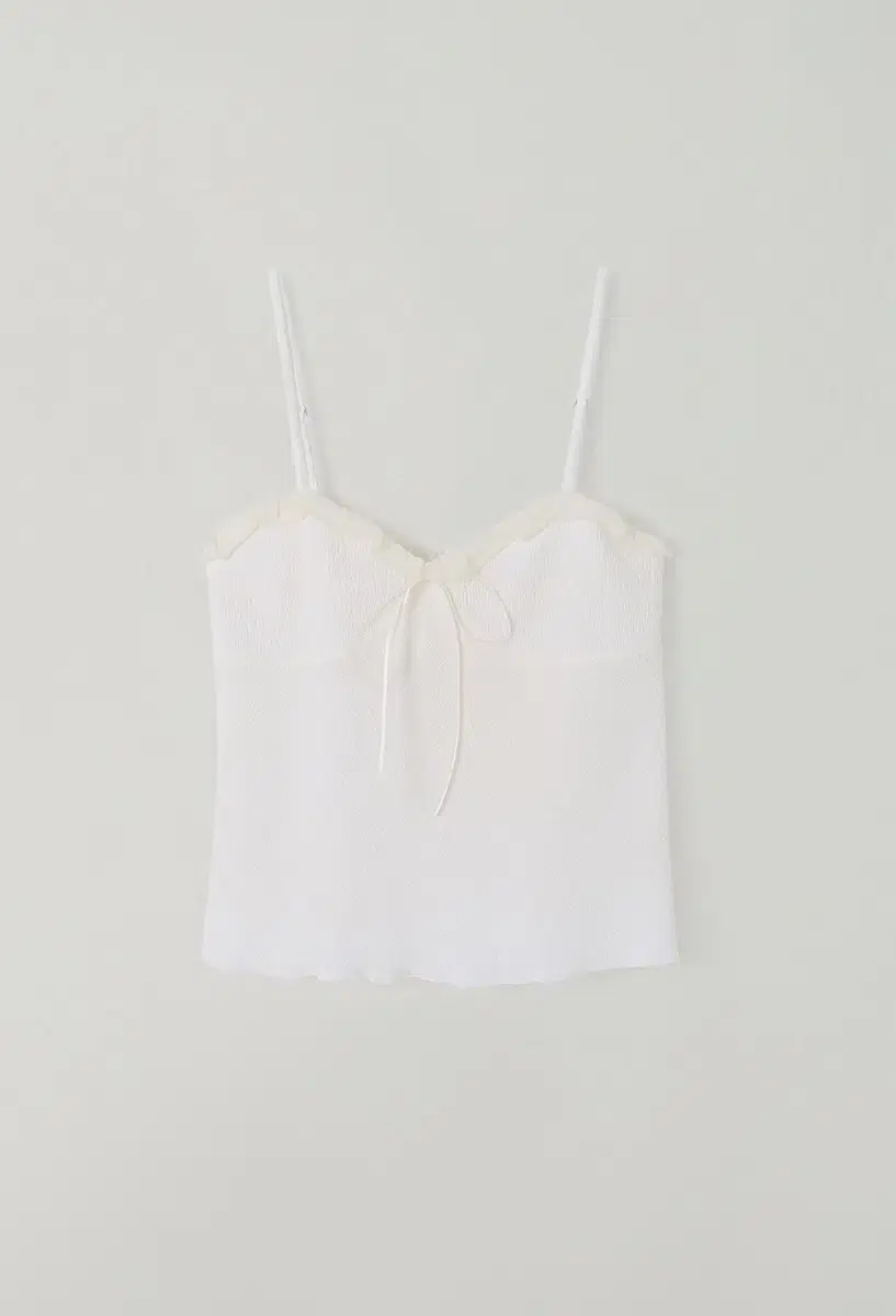 타낫 뷔스티에 Frill tie bustier (ivory)